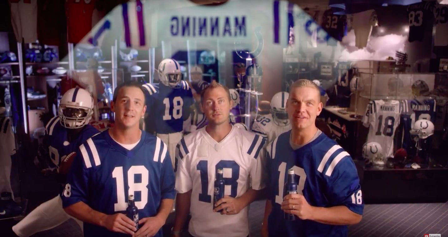 WATCH Peyton Manning's backups toast him in funny new Bud Light commercial