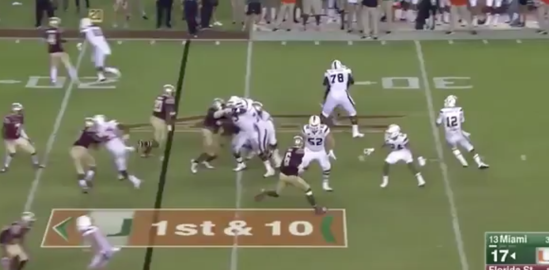 WATCH Miami ends sevengame losing to FSU on gamewinning TD pass in