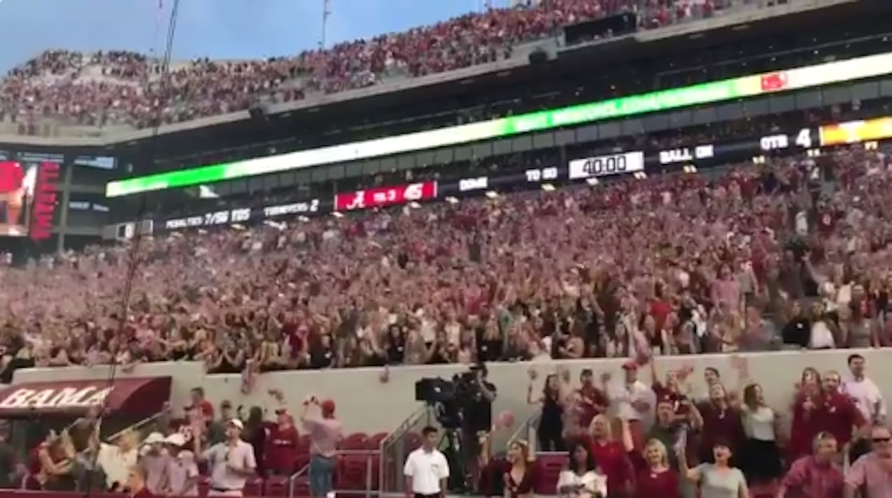 WATCH Alabama fans sing 'Rammer Jammer' after 11th straight win over