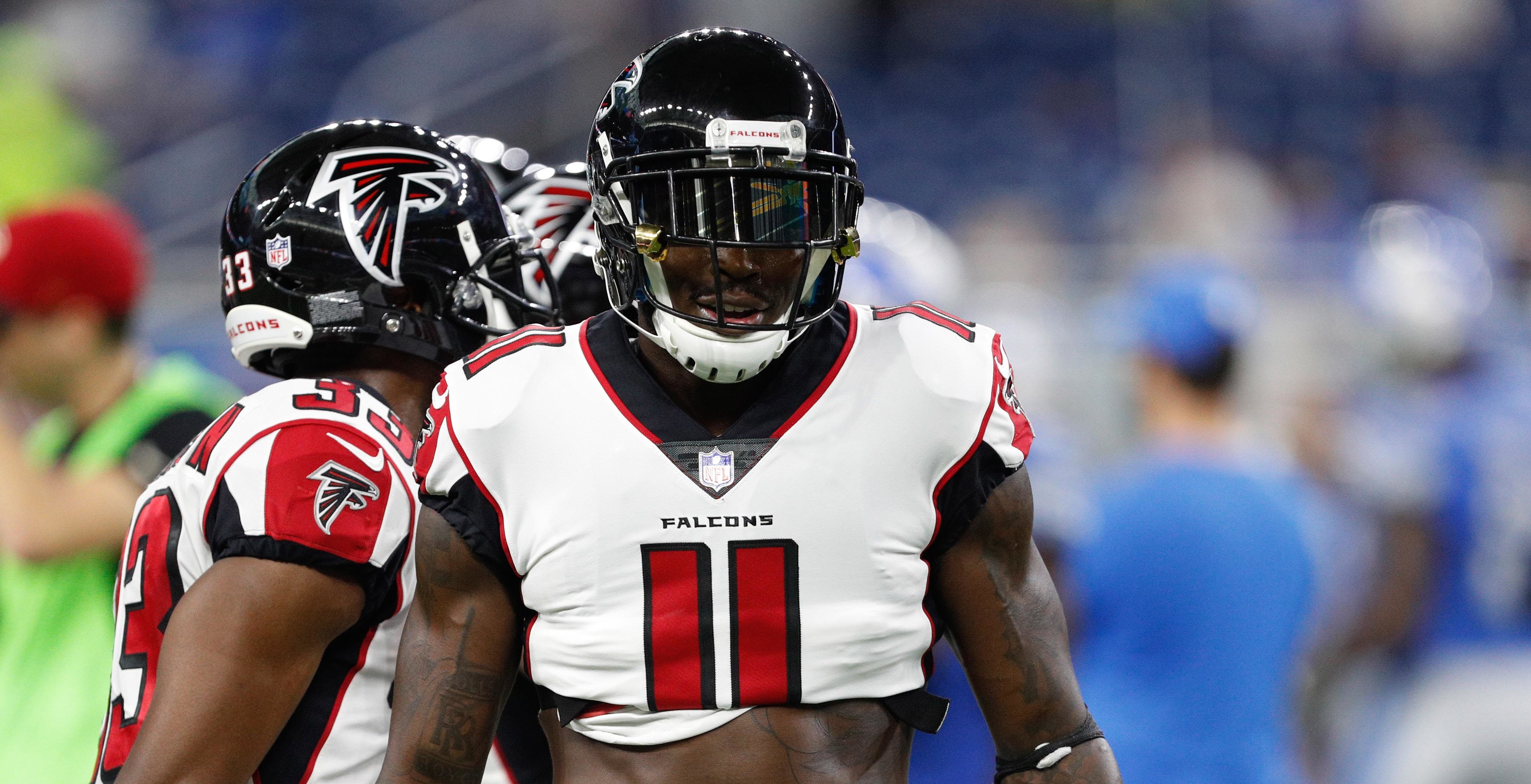 LOOK Julio Jones shows off 'Waffle House' cleats