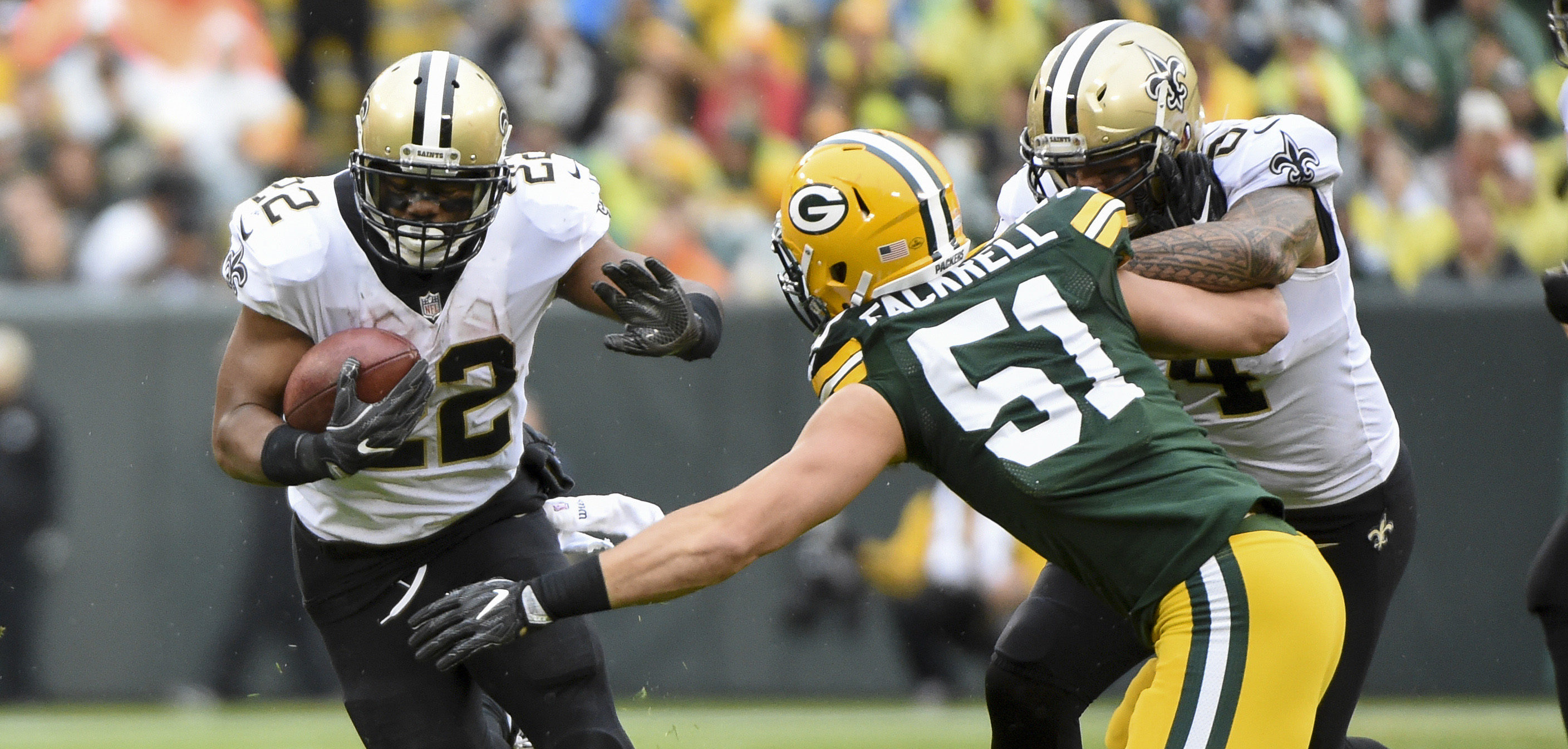 Mark Ingram s Lambeau Leap Ends Up Meaning More Than He Could Have 