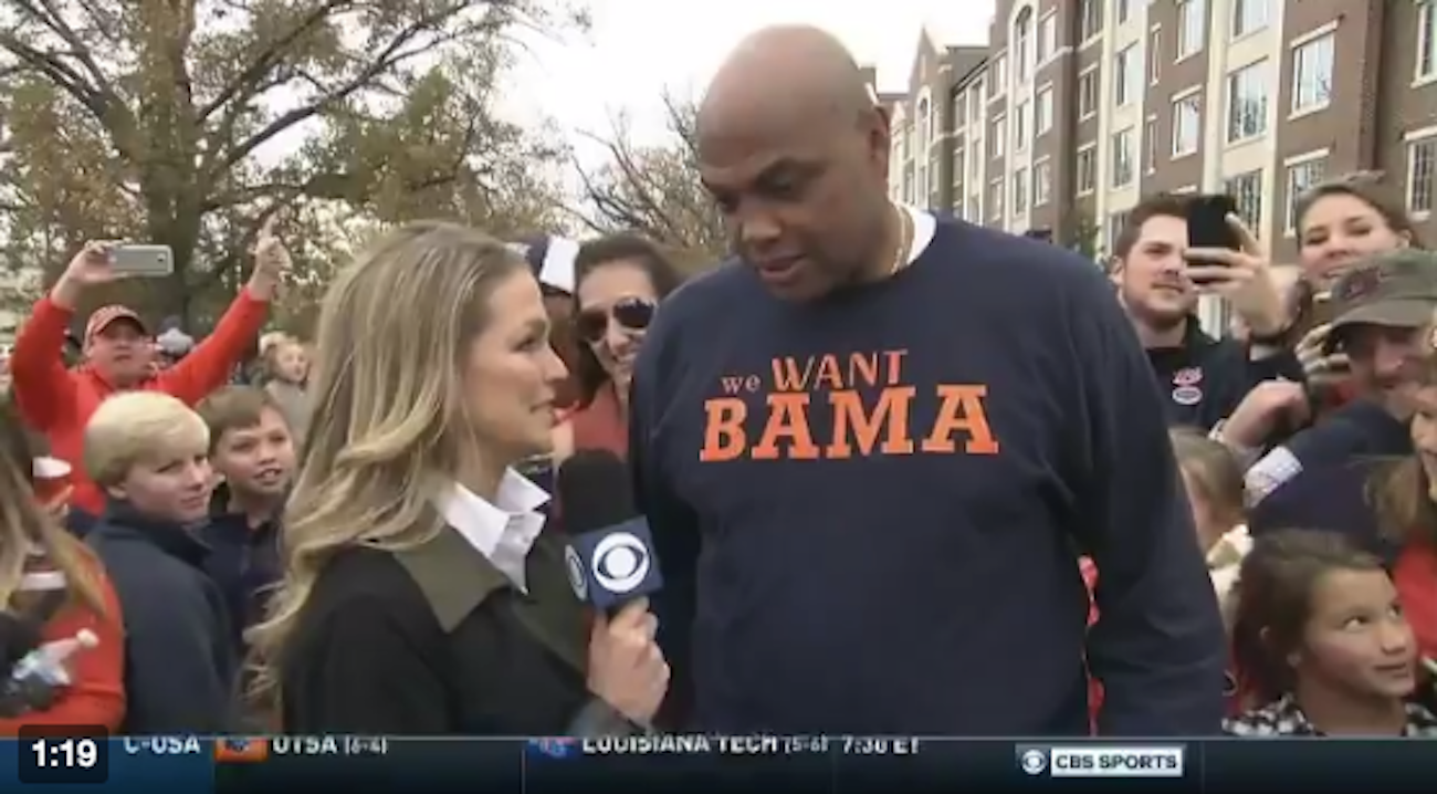 WATCH Charles Barkley predicts final score of Iron Bowl