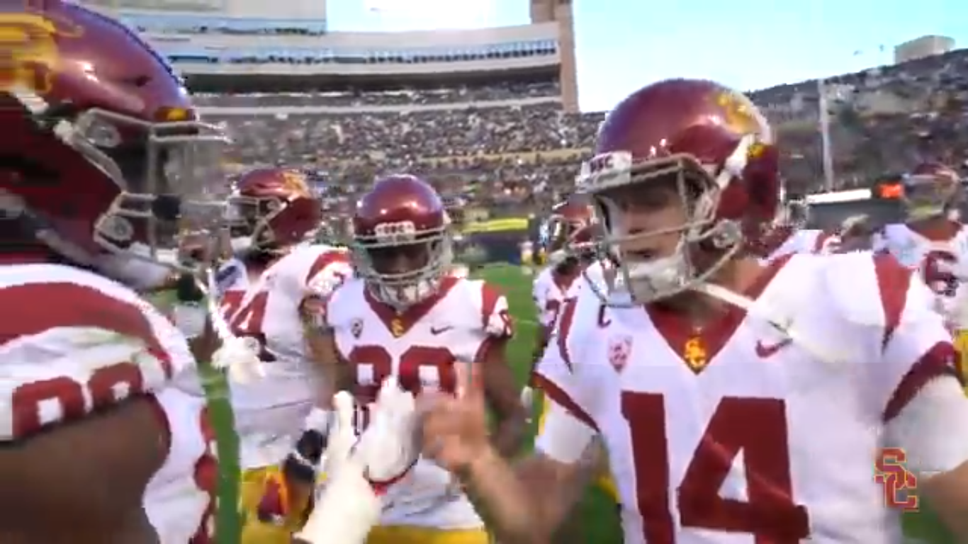 WATCH No wonder USC WRs are so tough to cover, they are capable of