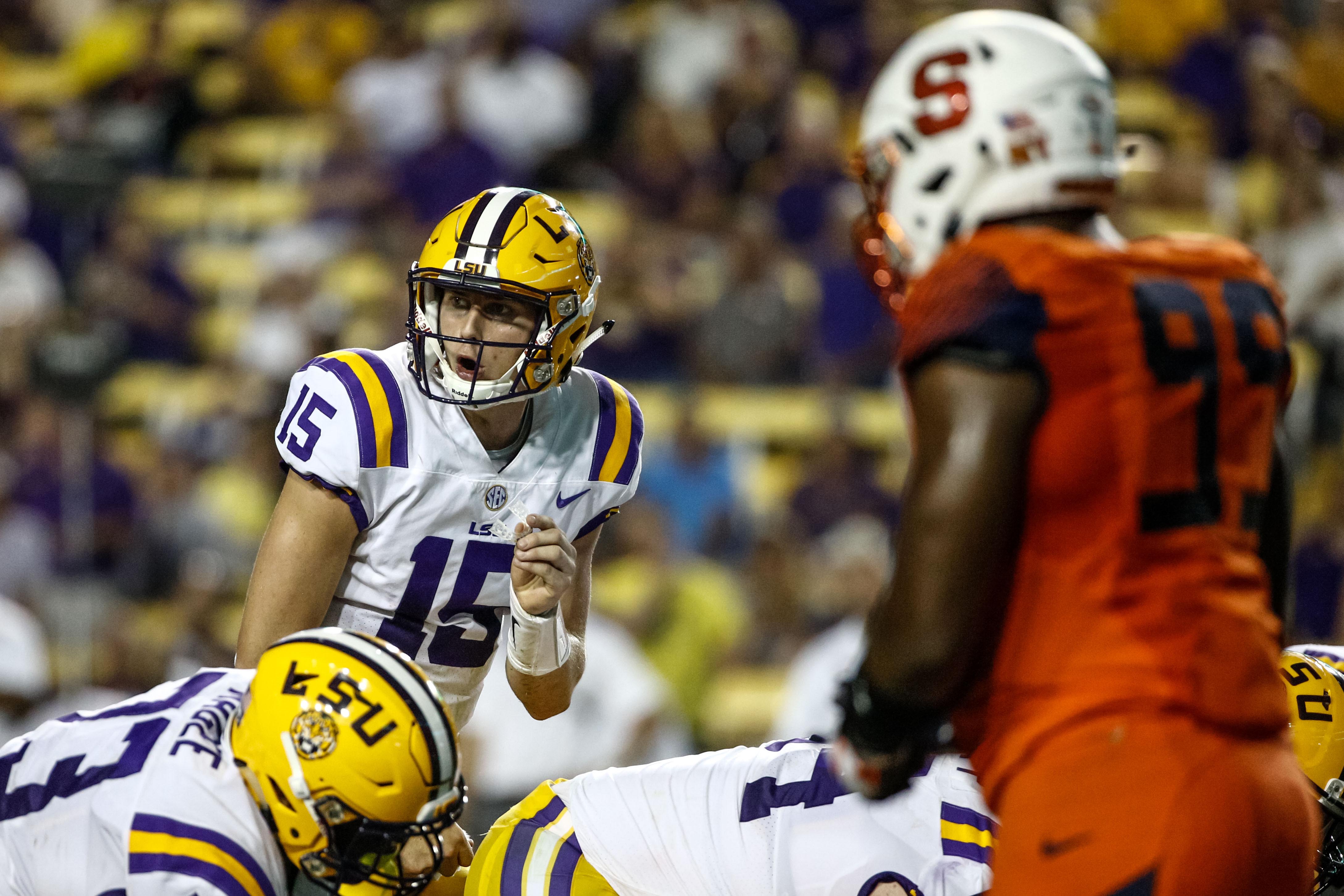 Ed Orgeron discusses plans for backup QB Myles Brennan over LSU's final