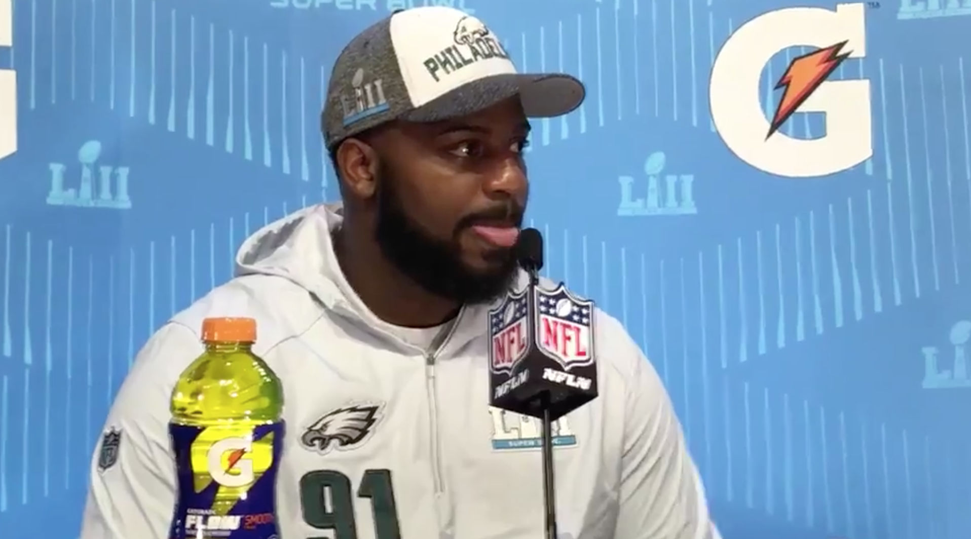 Fletcher Cox on teammate Derek 'He's one of the greatest