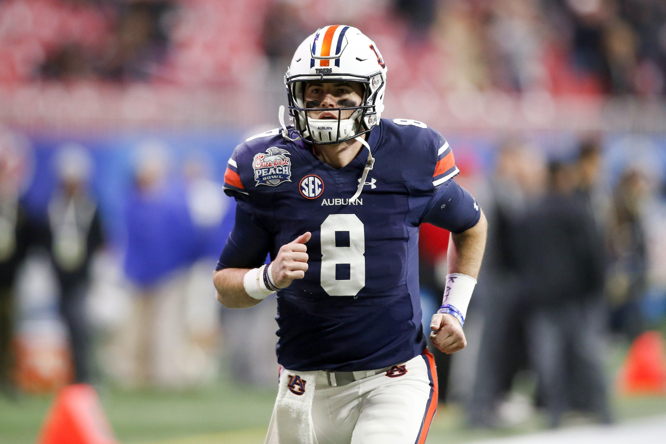 Jarrett Stidham had shoulder surgery