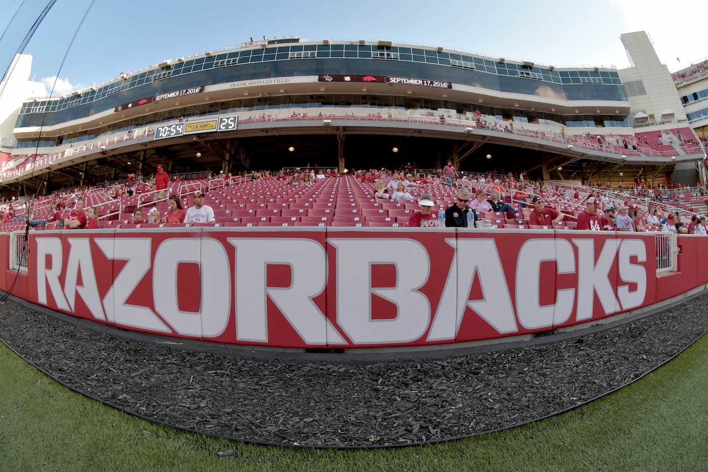 Razorback Stadium construction halted after worker shocked in