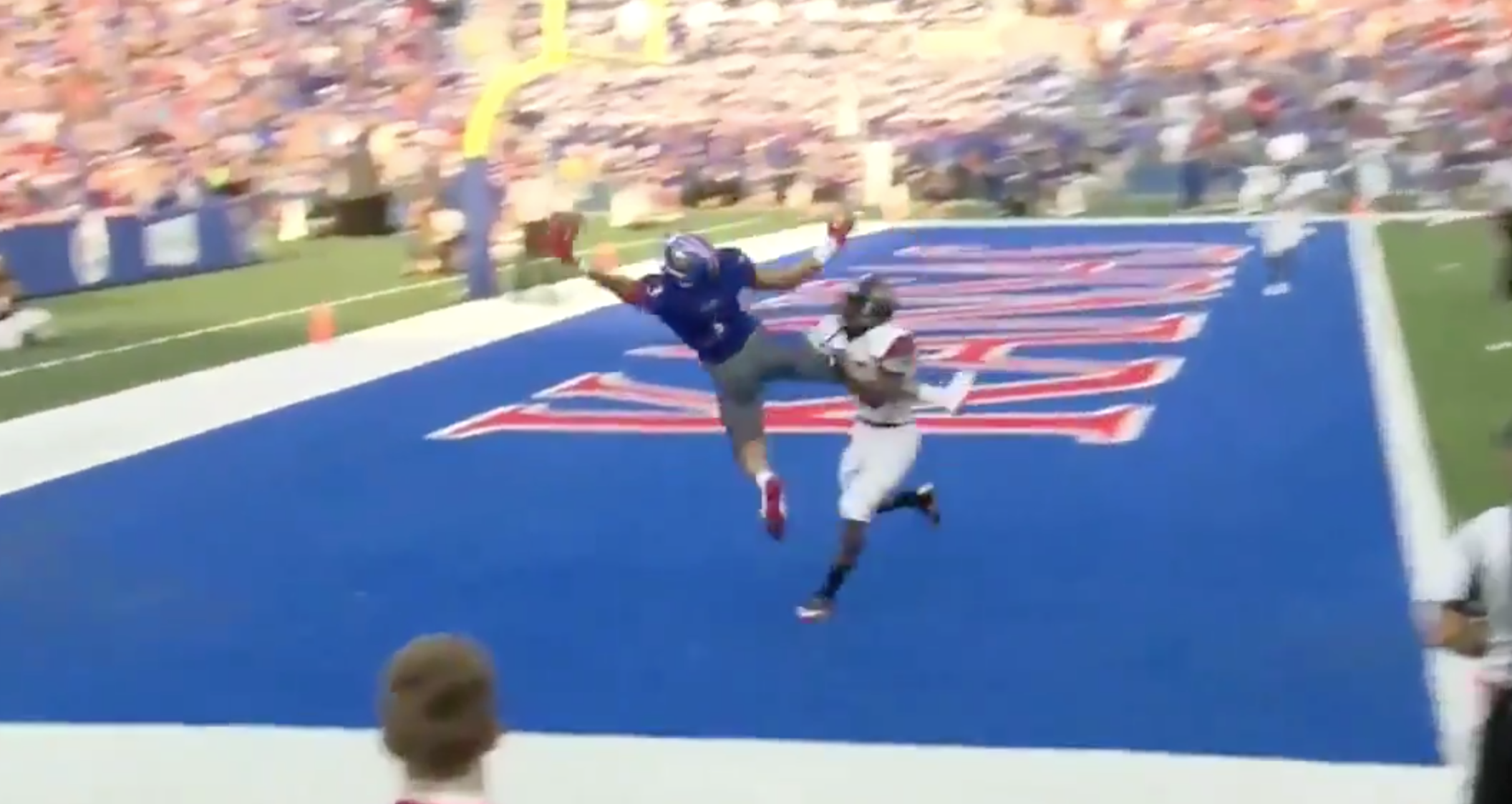 WATCH New Arkansas WR Chase Harrell made one of the better TD catches