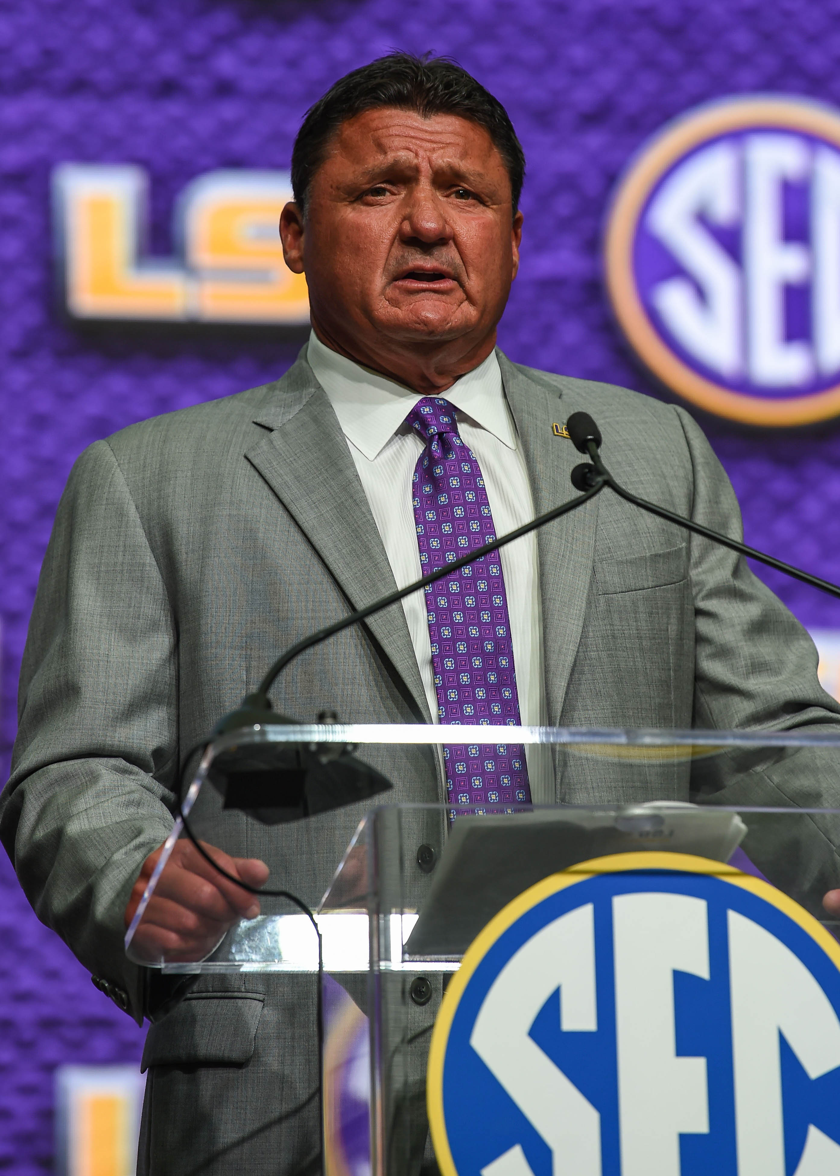 LSU coach Ed Orgeron addresses hot seat talk 'I feel confident being