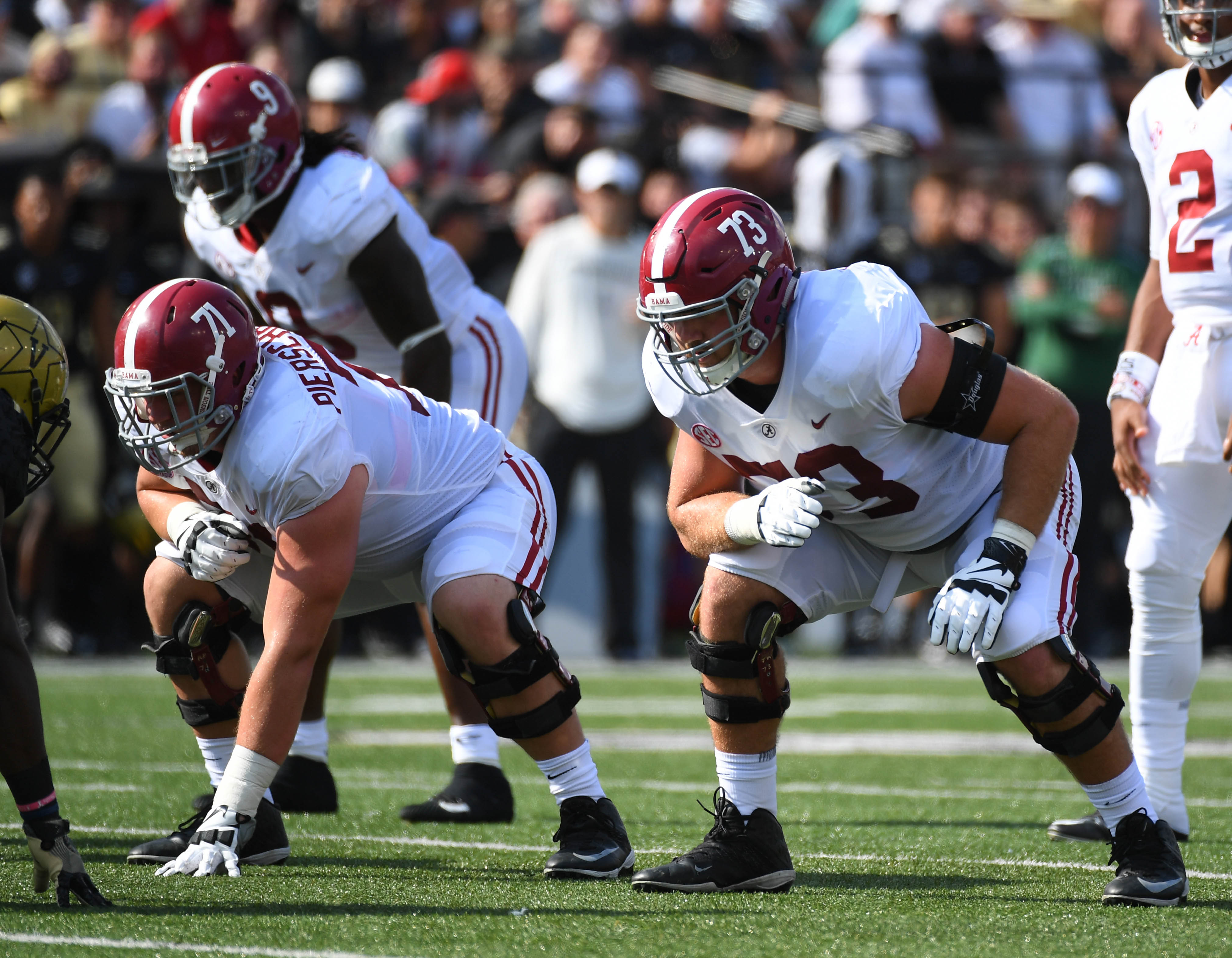 NFL prospects dominate ranking of SEC's 10 best offensive linemen in 2018