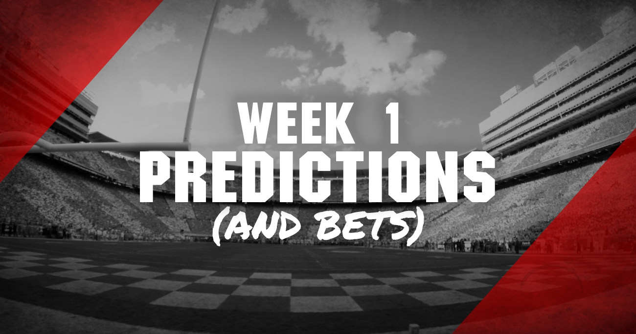SEC Week 1 predictions (and bets)