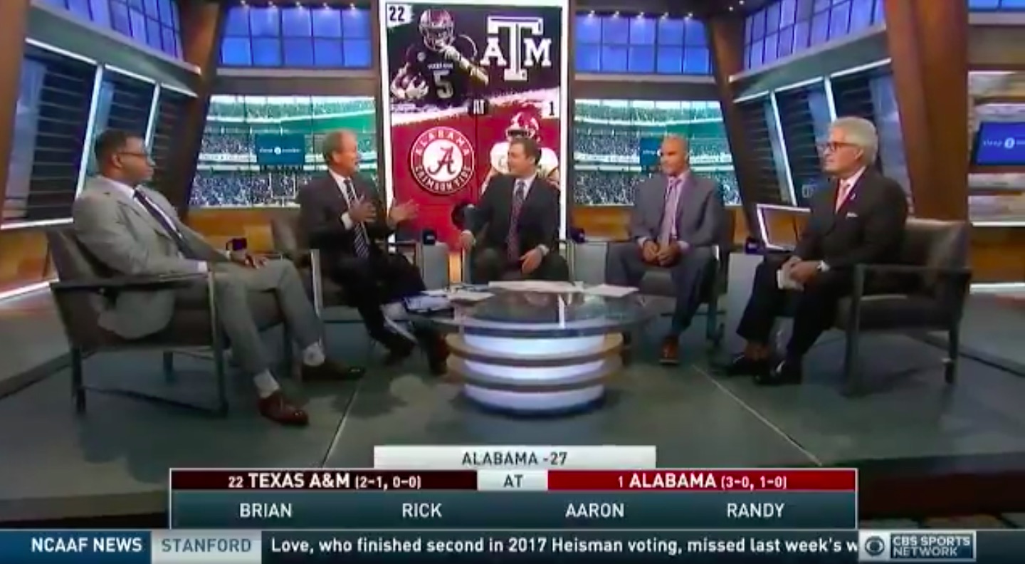 WATCH CBS Sports panel compares Alabama to Big 12 offense, makes picks for game against Texas A&M
