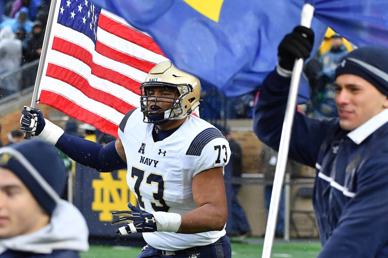 LOOK Navy unveils absolutely incredible helmets for annual game against Army