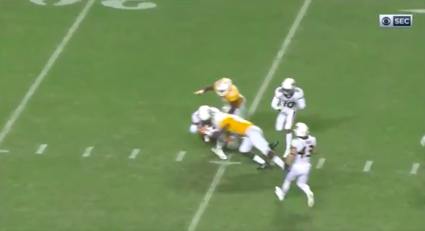 Drew Lock calls out Tennessee sideline for arguing targeting call that