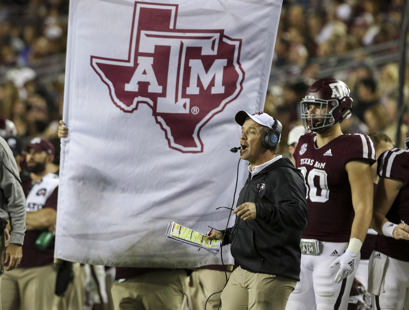 Jimbo Fisher praises QB Kellen Mond, offers update on Otaro Alaka after