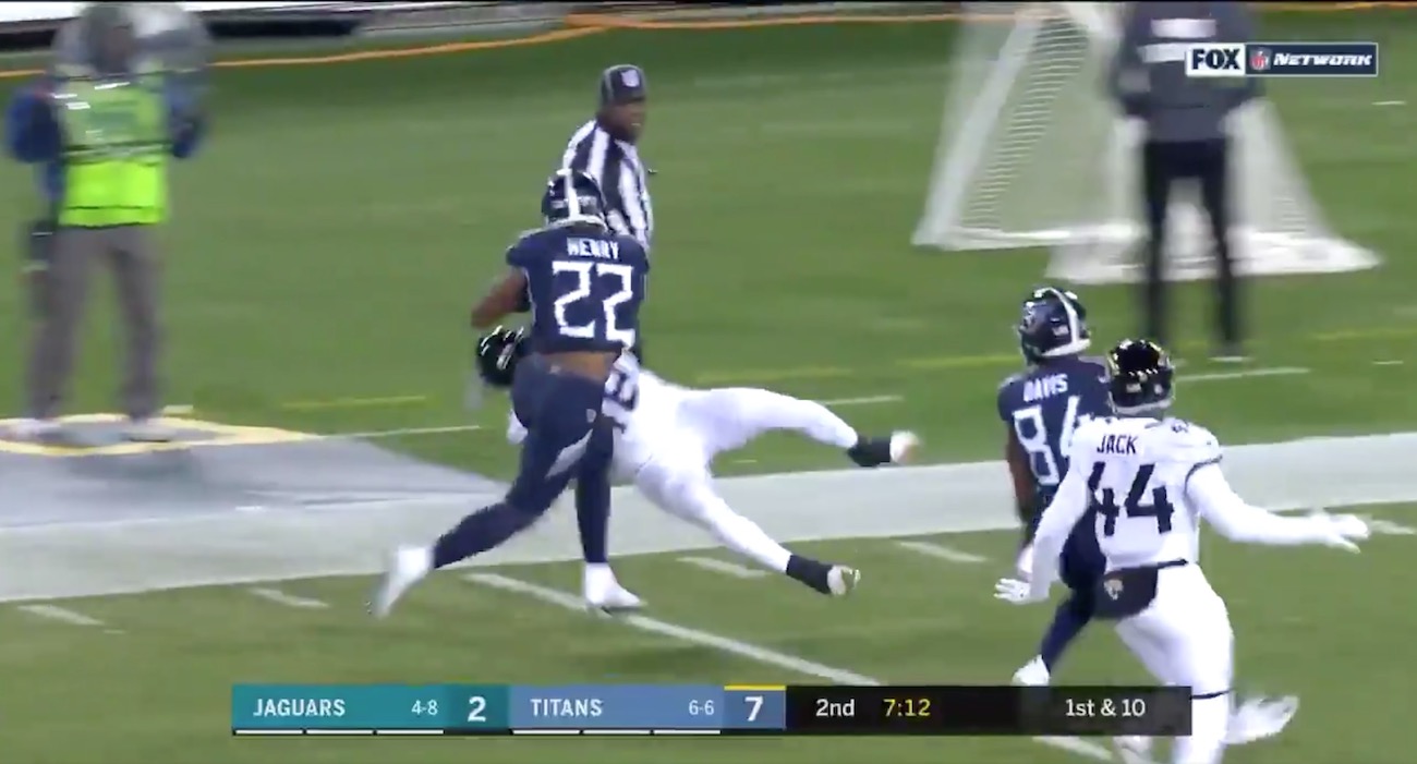 WATCH Derrick Henry goes 99 yards on one of the best runs in NFL history