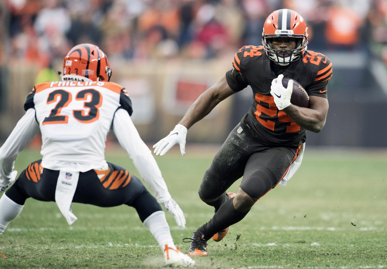 Cleveland RB coach says Nick Chubb is talented enough to be a 1,000