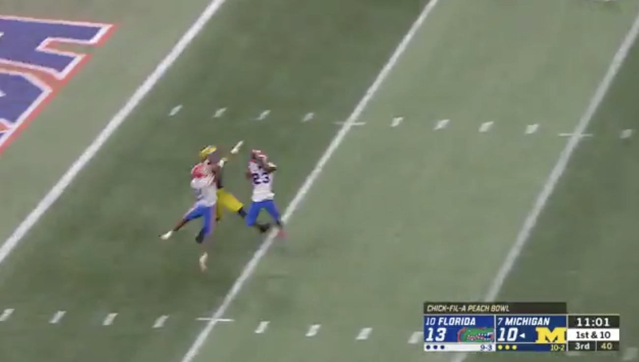 WATCH Chauncey GardnerJohnson makes incredible INT helping set up
