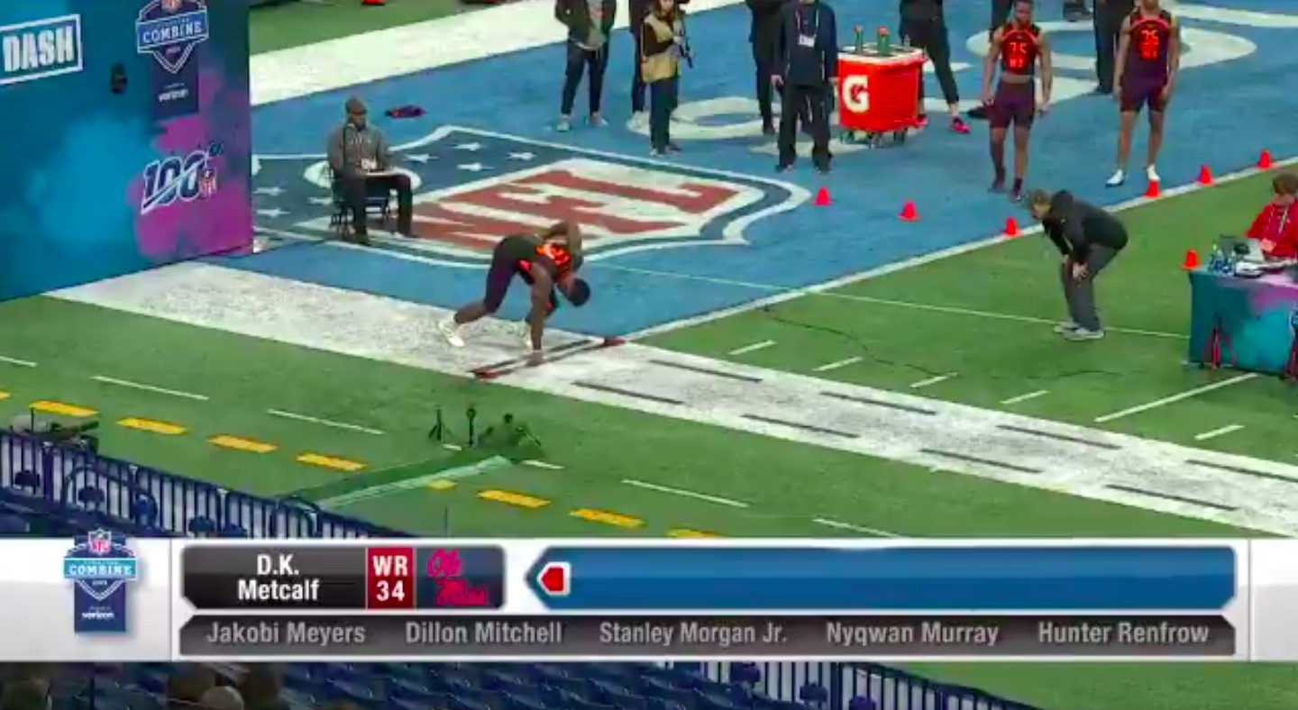NFL Combine The SEC's 5 fastest receivers in the 40yard dash