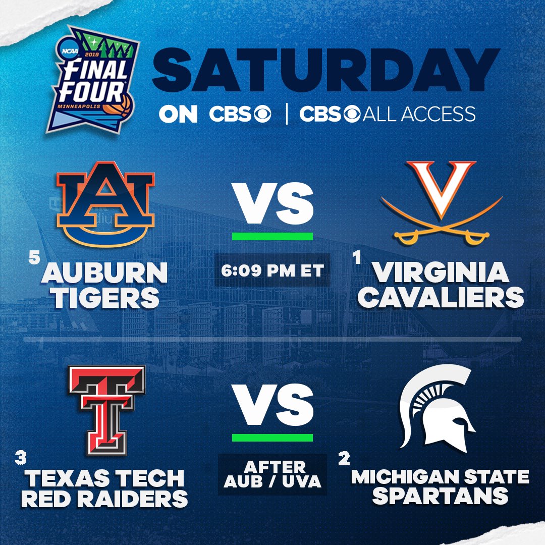 Final Four 2019 schedule: Tipoff times, betting lines