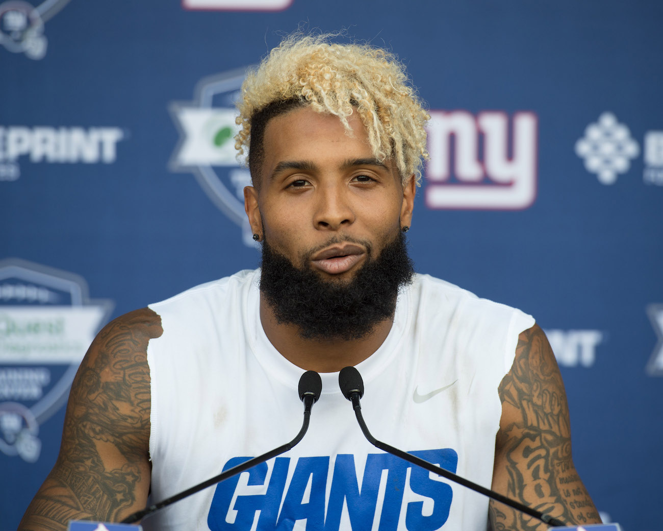 LA Rams star Odell Beckham Jr has 86 tattoos from Barack Obama portrait to  Mike Tyson biting off Holyfields ear  The Sun