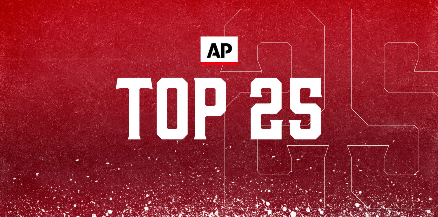 AP Poll Week 10 5 SEC teams included in updated top 25 rankings