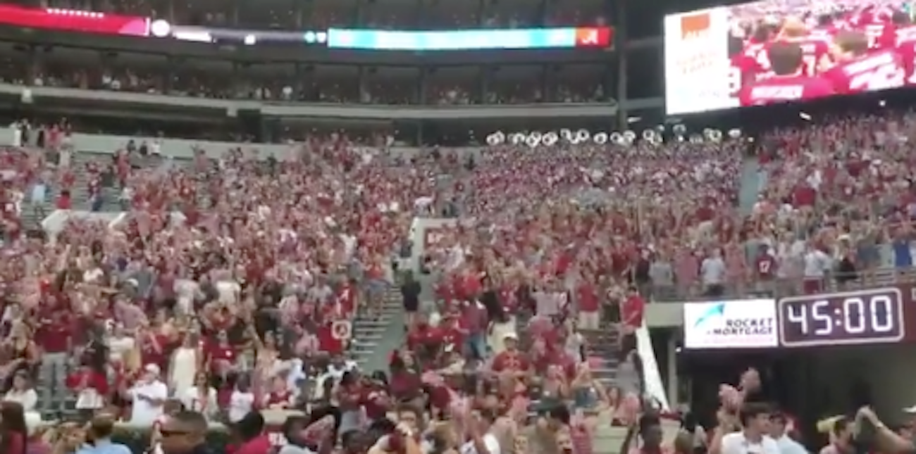 WATCH Alabama fans sing Rammer Jammer following huge win over Texas A&M