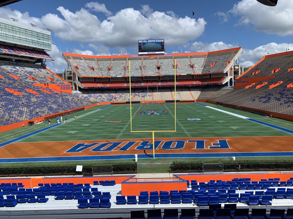 UF AD unveils change to Florida's home field ahead of Auburn game