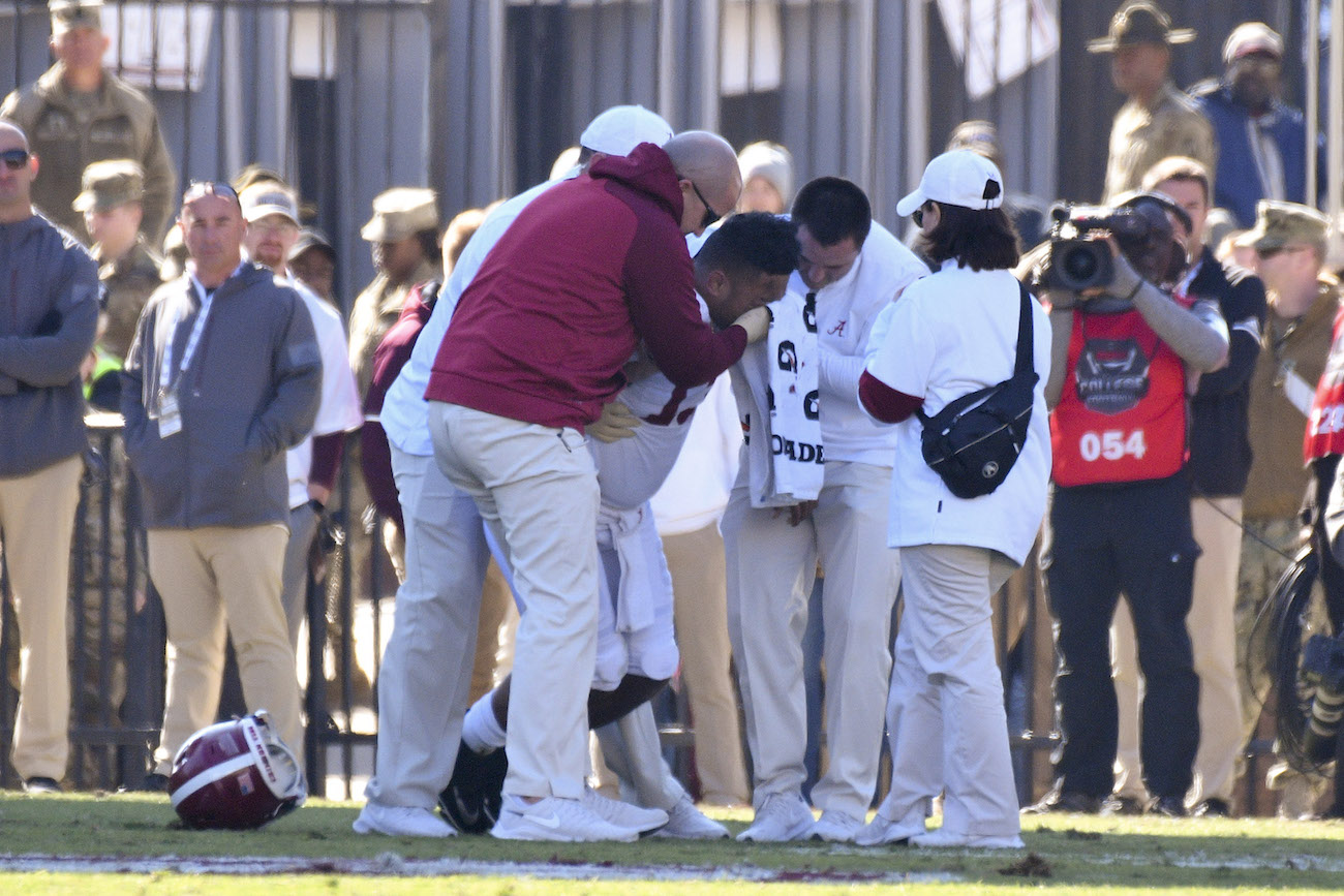 Report Tua Tagovailoa Being Airlifted To Medical Center