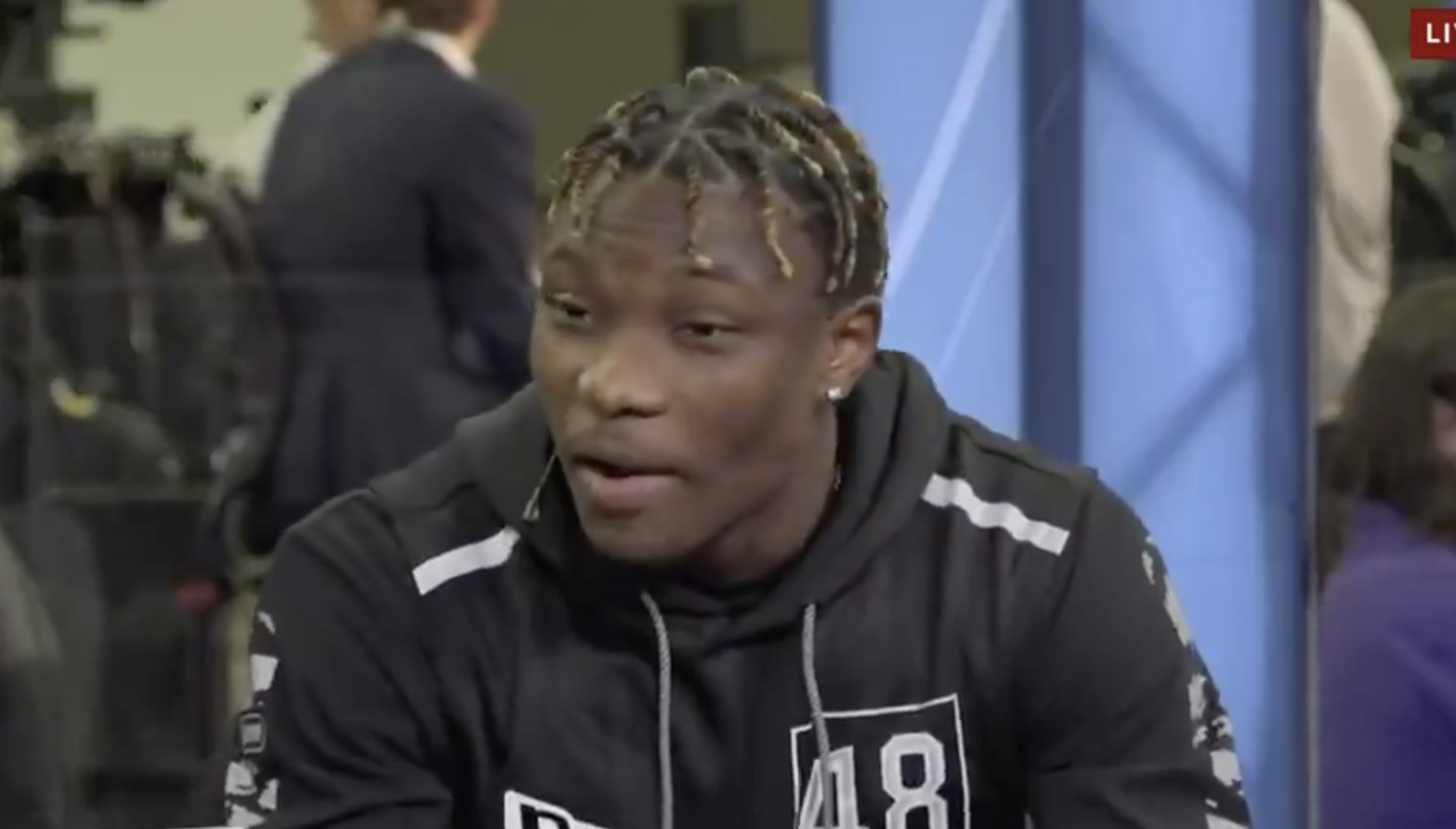 Henry Ruggs III says his goal is to break the NFL Combine 40yard dash