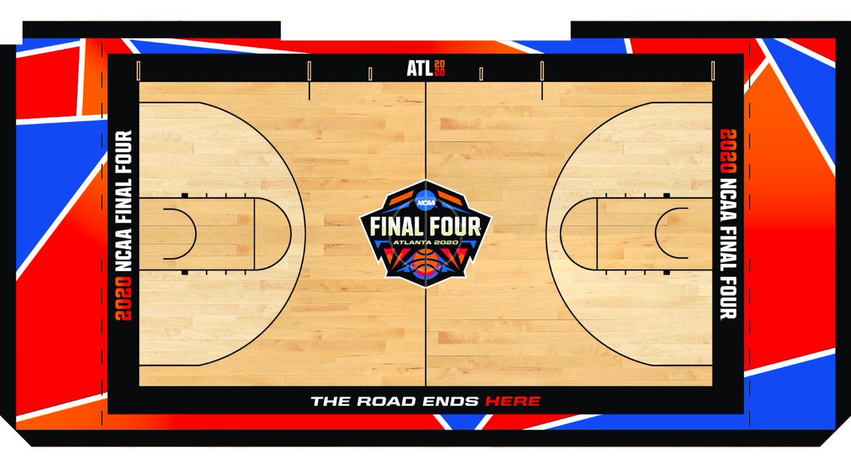 What could have been Design for Final Four court in Atlanta's Mercedes