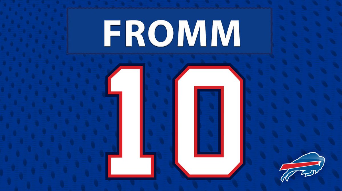 buffalo bills jake fromm jersey