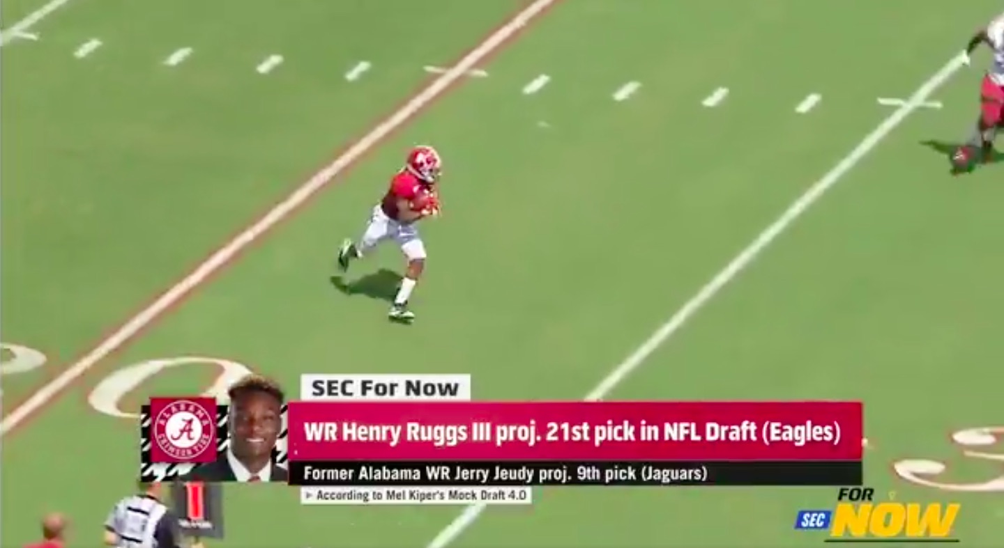 Chris Doering explains why Henry Ruggs III is a better draft prospect