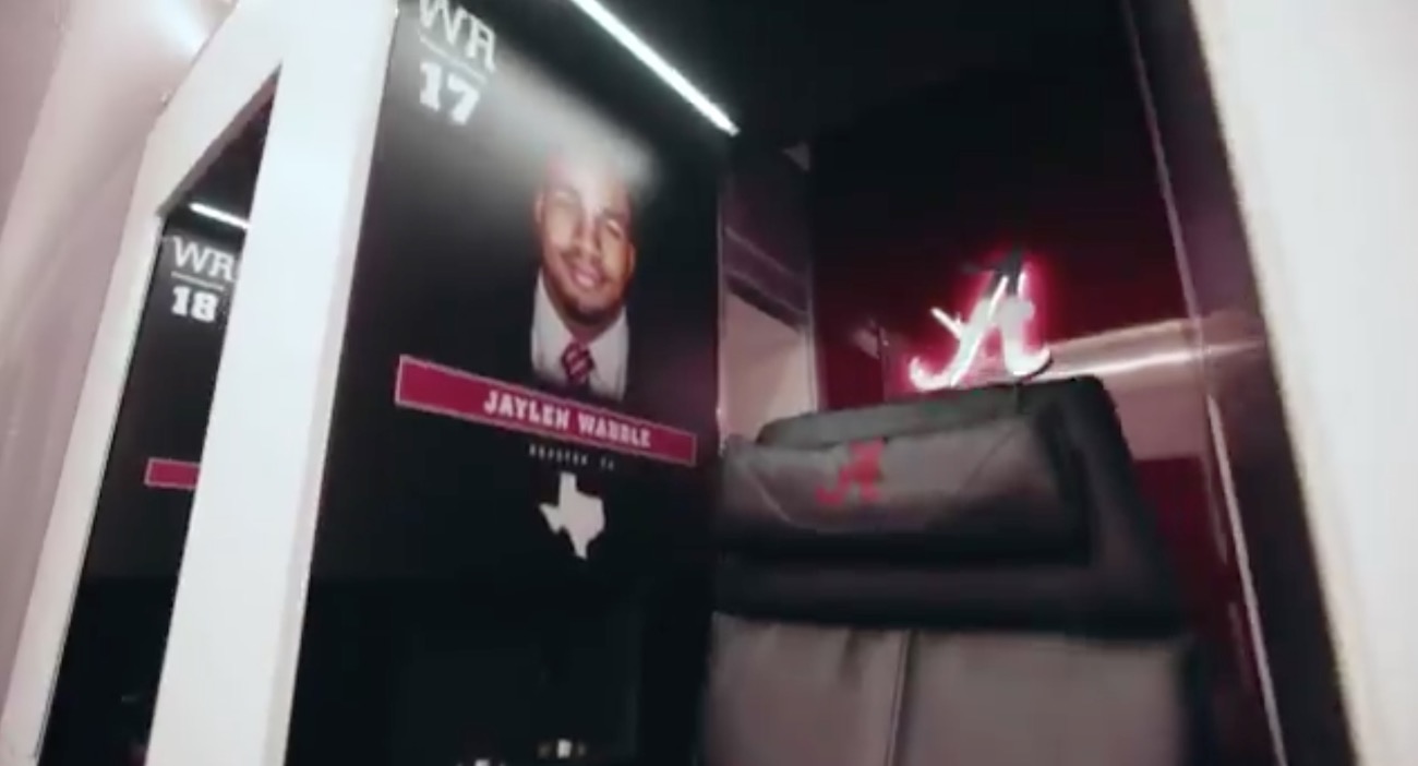 Alabama shares video preview of new football locker room for 2020 season