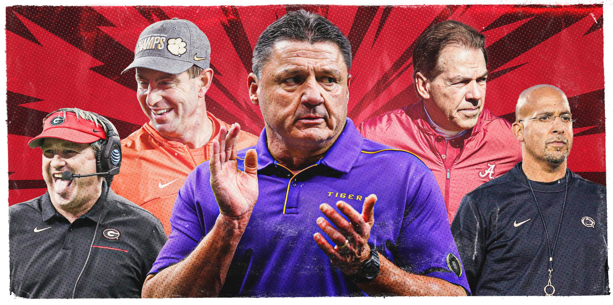 Ranking the Top 25 college football coaches in 2020