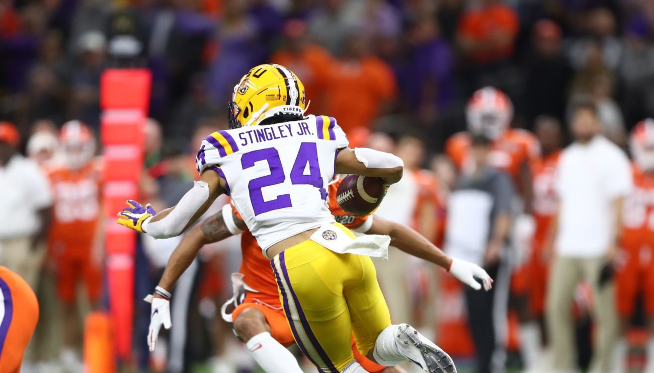 derek stingley jr lsu jersey