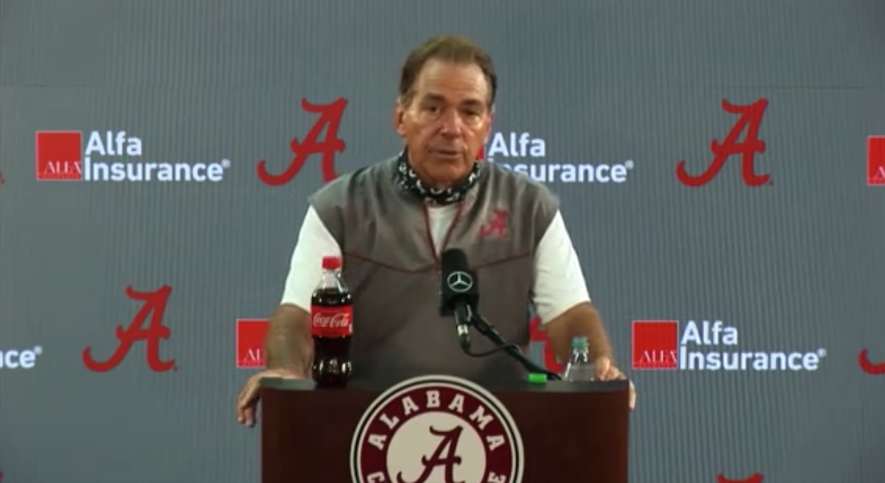 Nick Saban's body double for Aflac commercials looks nothing like him