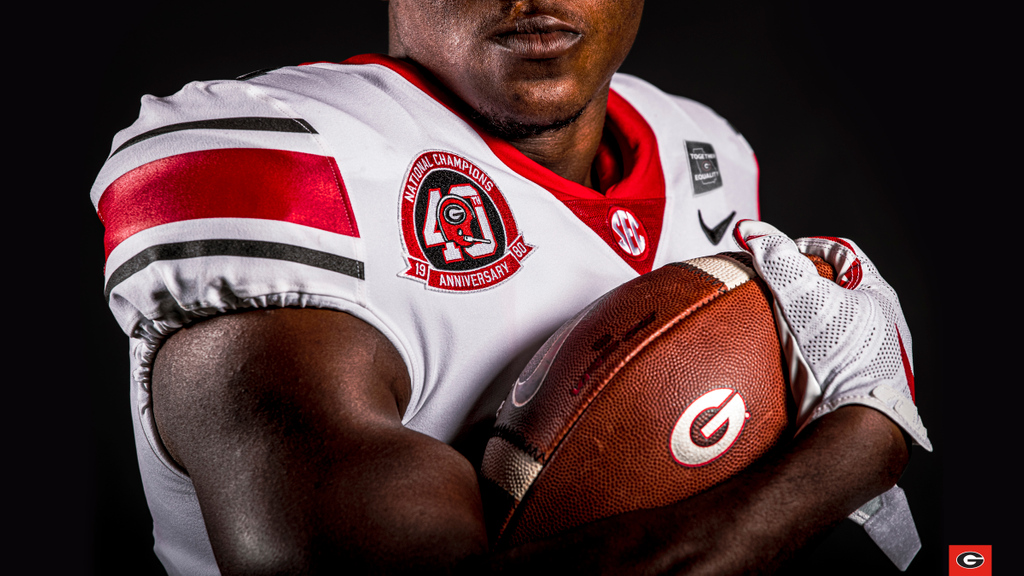 Uga white best sale jersey