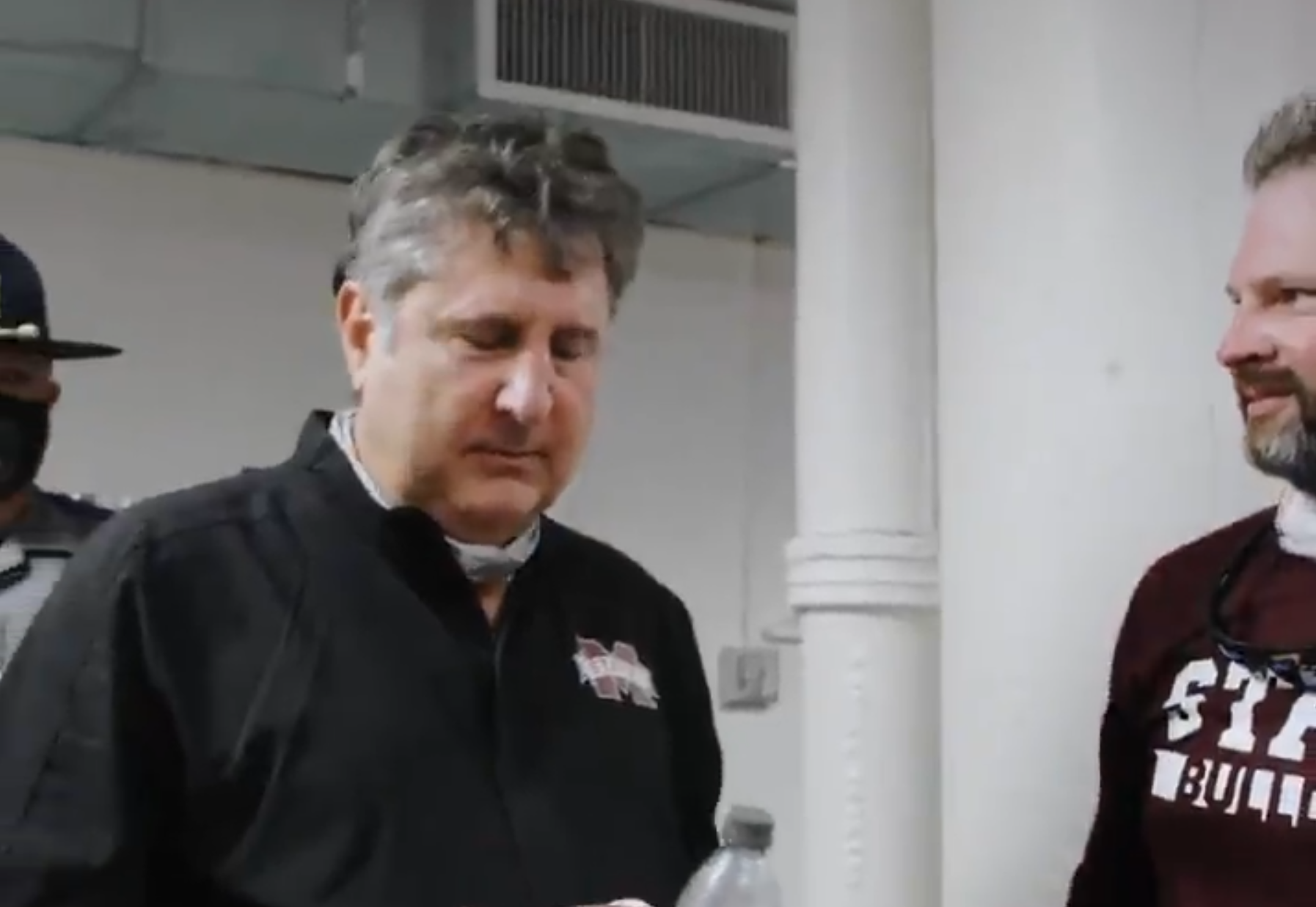 Mike Leach given game ball following Mississippi State's historic win