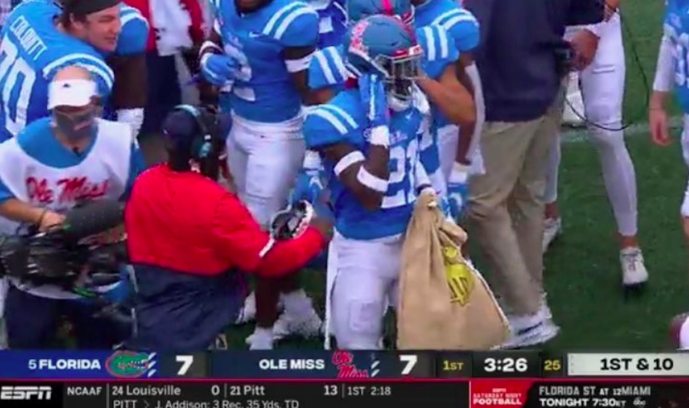 ole miss light blue football jersey