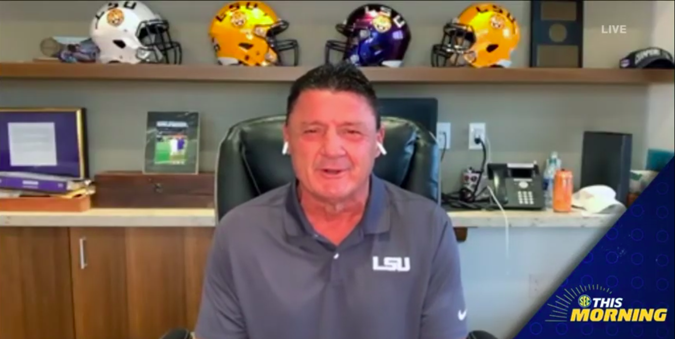 Ed Orgeron Puts QB Controversy To Bed But Warns Myles Brennan