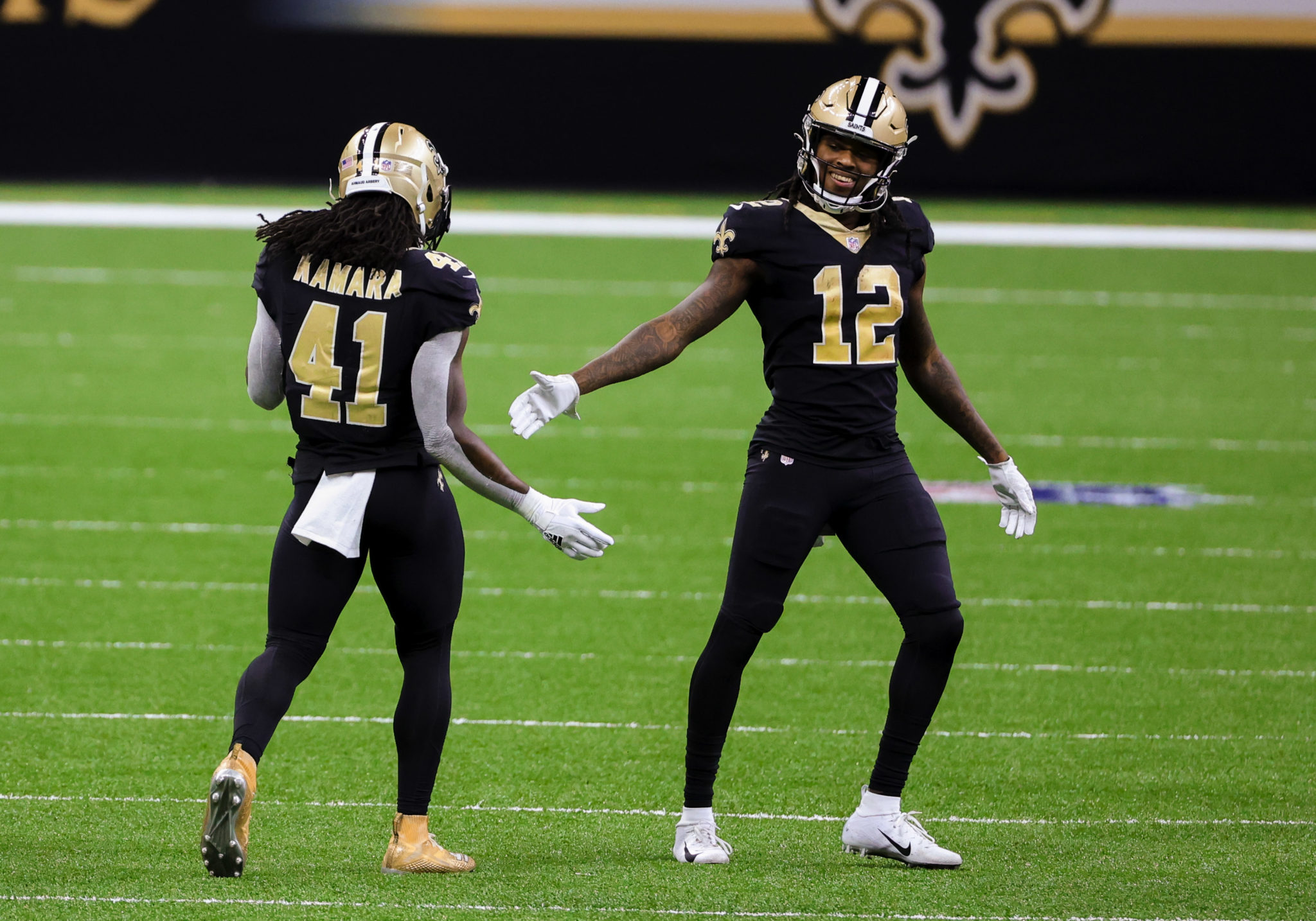 Marquez Callaway shouts out Alvin Kamara after big day in Saints win