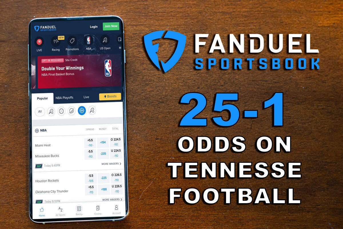 FanDuel Sportsbook has 251 odds on Tennessee to Beat Arkansas Saturday Down South
