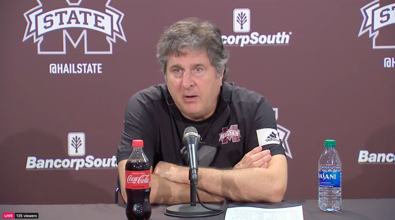 Despite win, Mike Leach has harsh words for Mississippi State offense