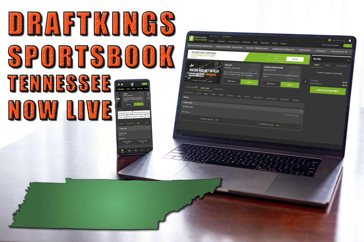 DraftKings Sportsbook Tennessee NoSweat Bet up to 1.5K