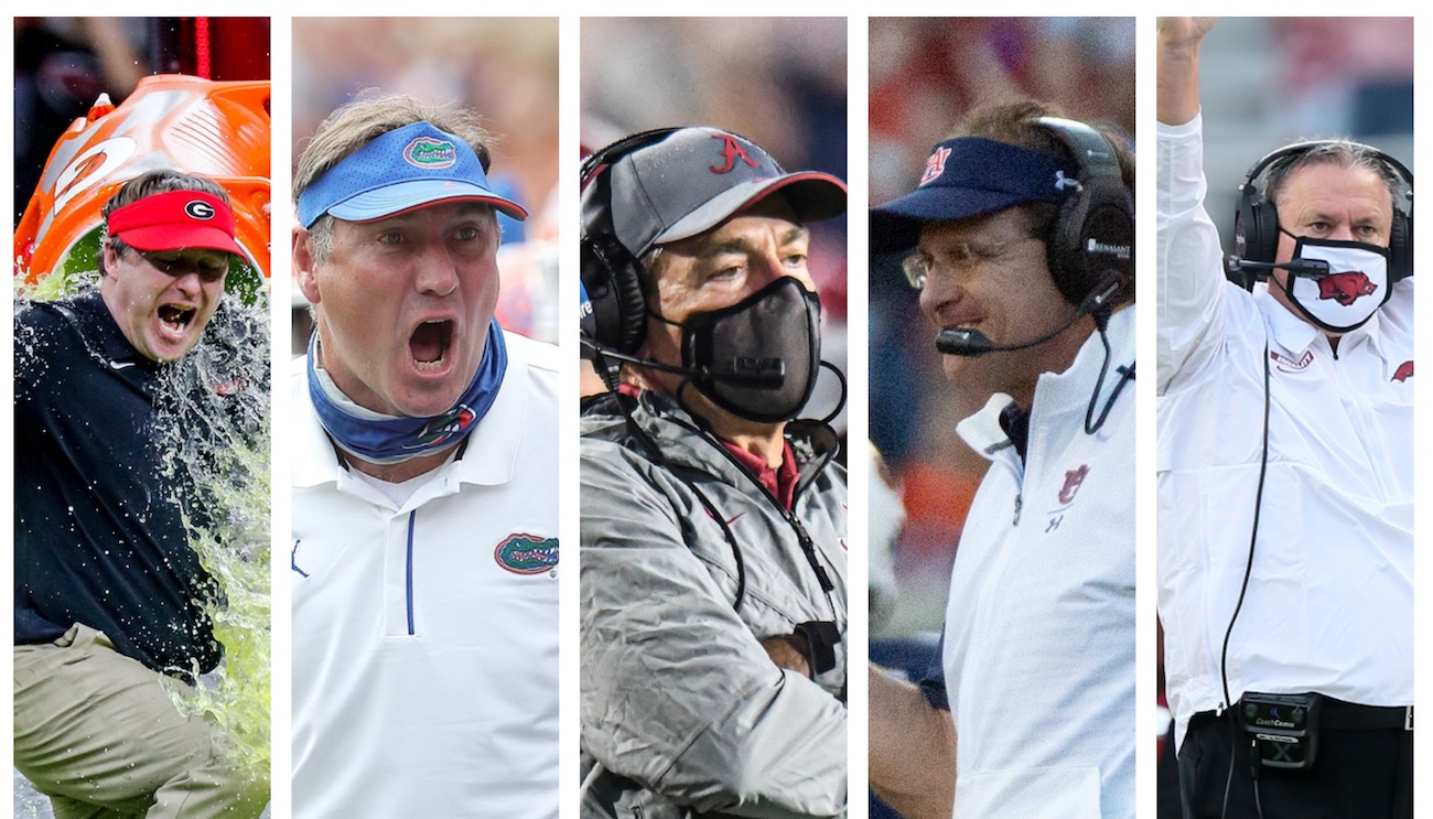 Power ranking SEC coaches a little more than halfway through 2020
