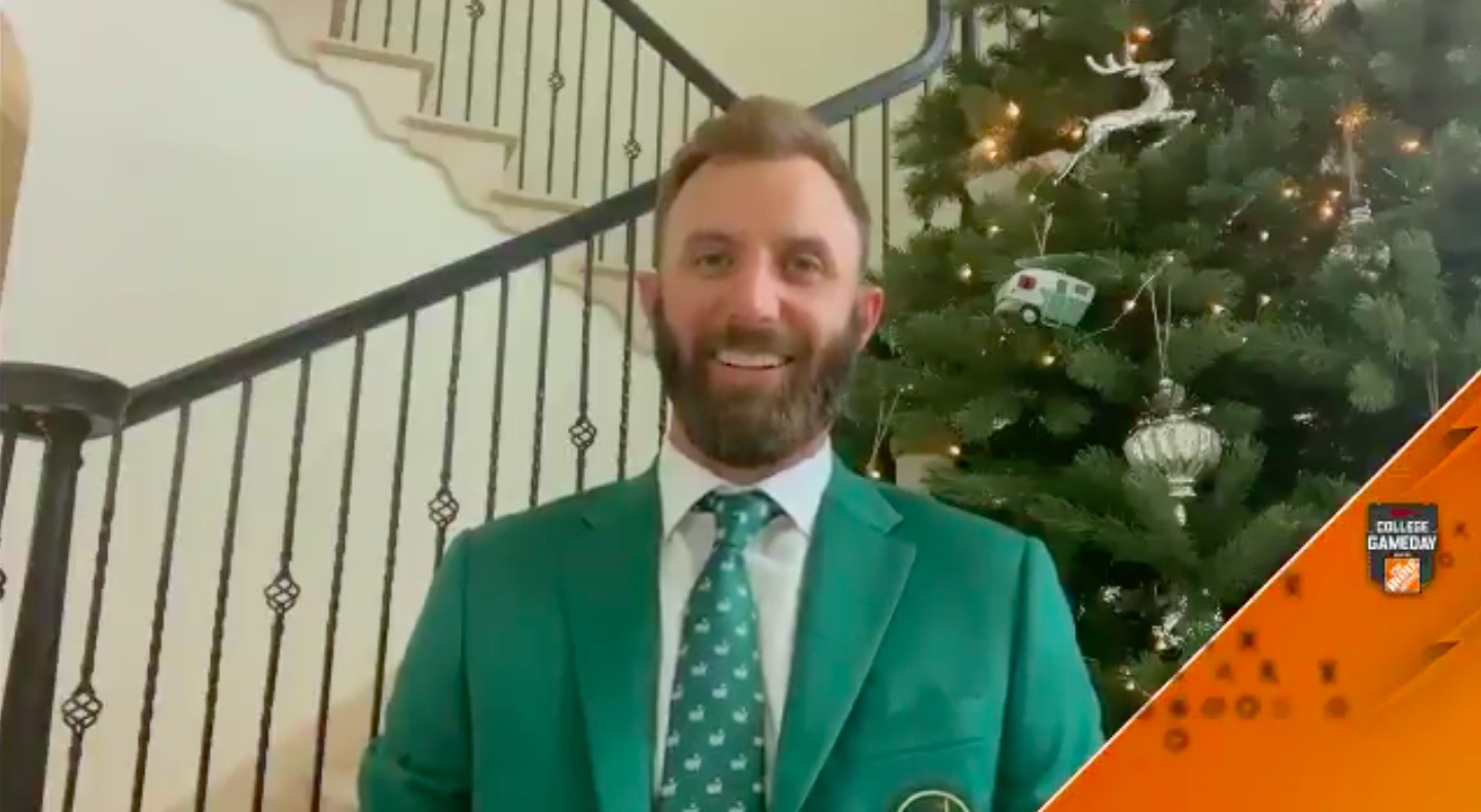 Dustin Johnson's College GameDay appearance put many fans to sleep