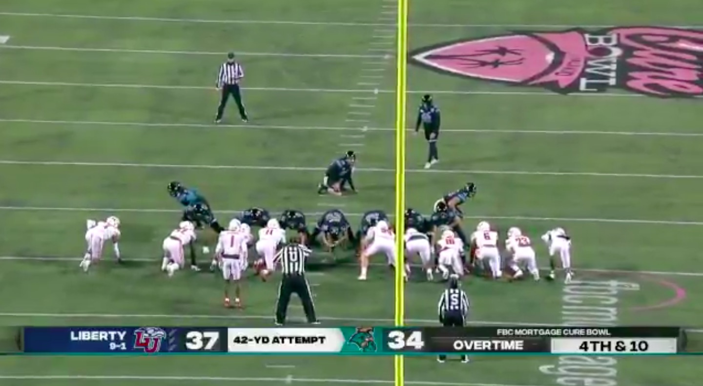 LibertyCoastal Carolina bowl game had one of the most insane finishes