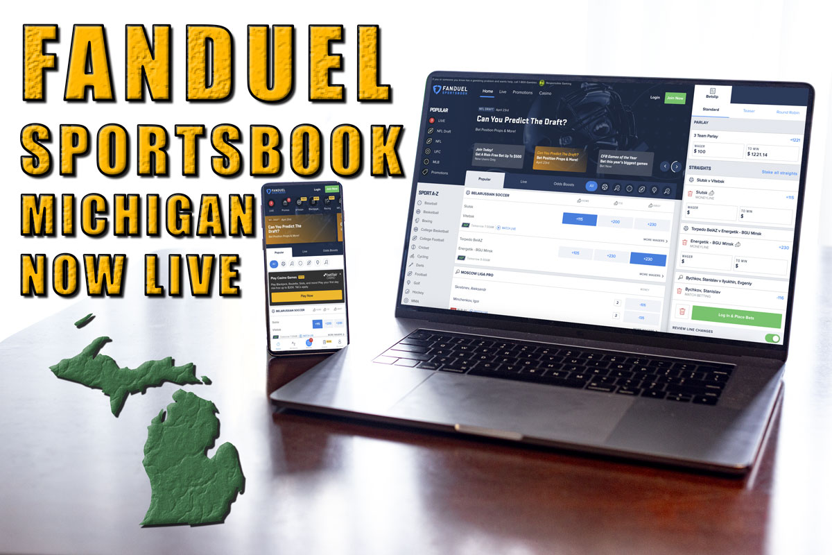 FanDuel Michigan Sportsbook Is Now Live