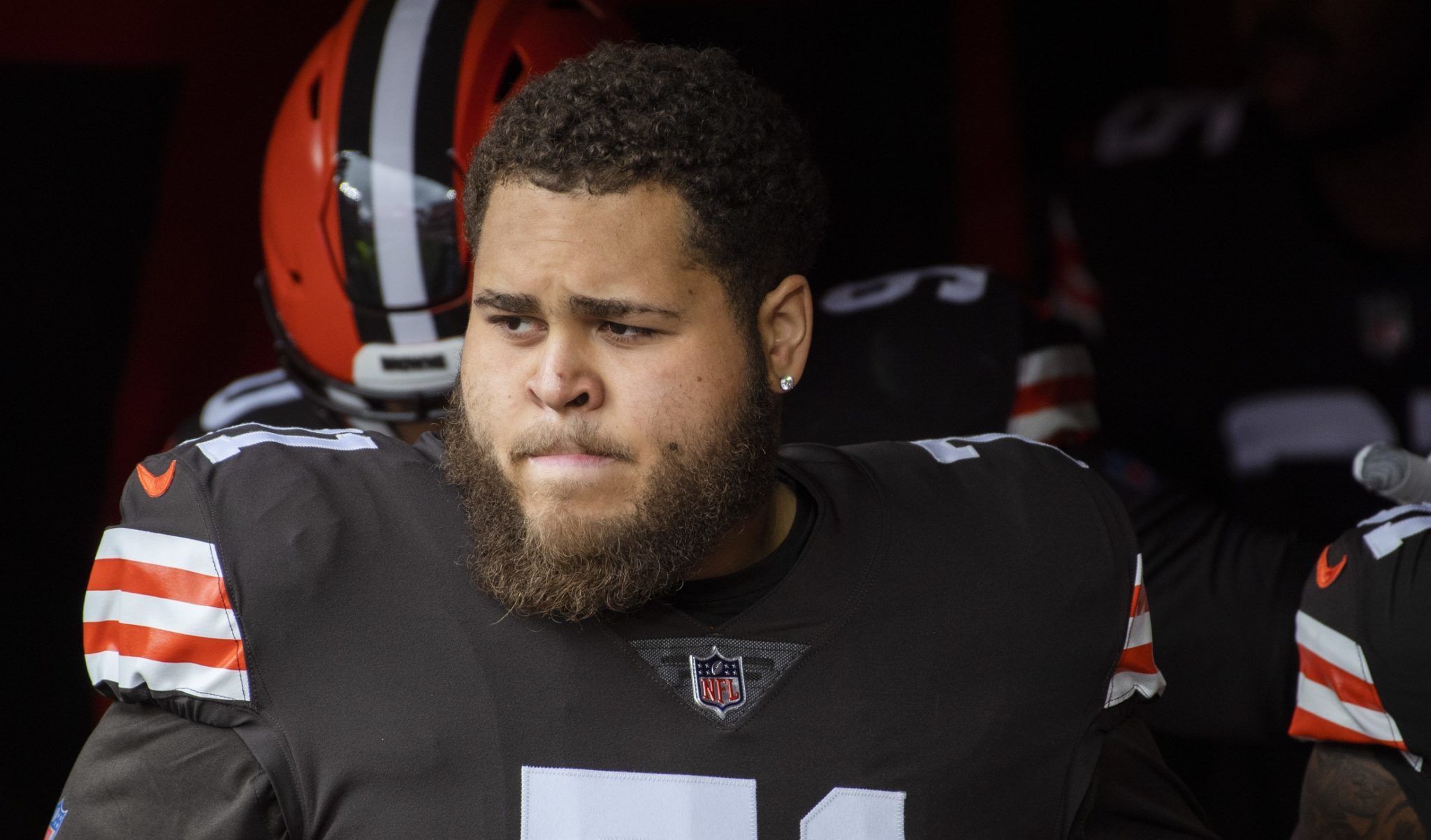 Jedrick Wills Jr. responds to being cited for drag racing as Browns prepare for playoff game